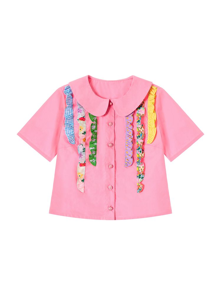 Lace Summer Short Shirt【s0000002758】