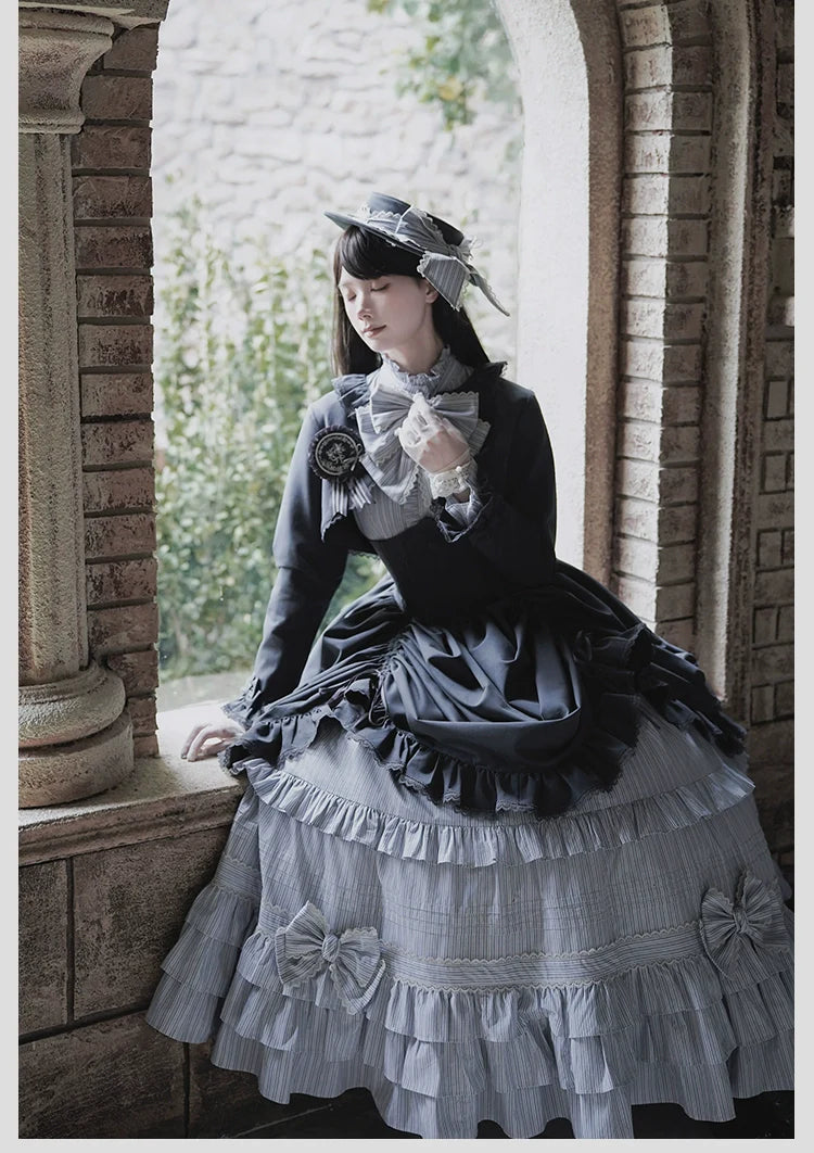 Alice Girl - Duke of Victoria - Classic Lolita Top Hat & Brooch