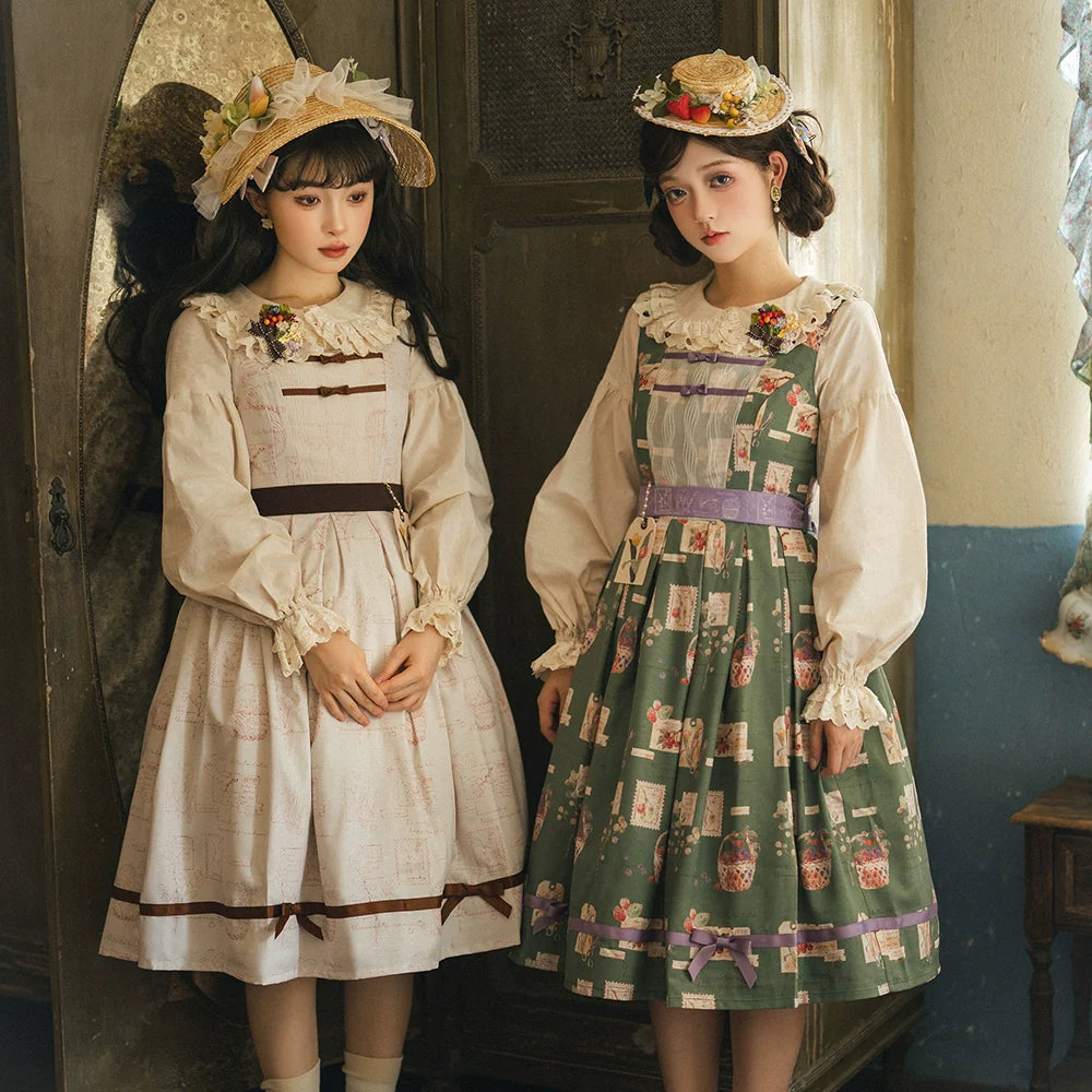 Miss Point - Forest Lolita Small Straw Hat Clip KC Accessory