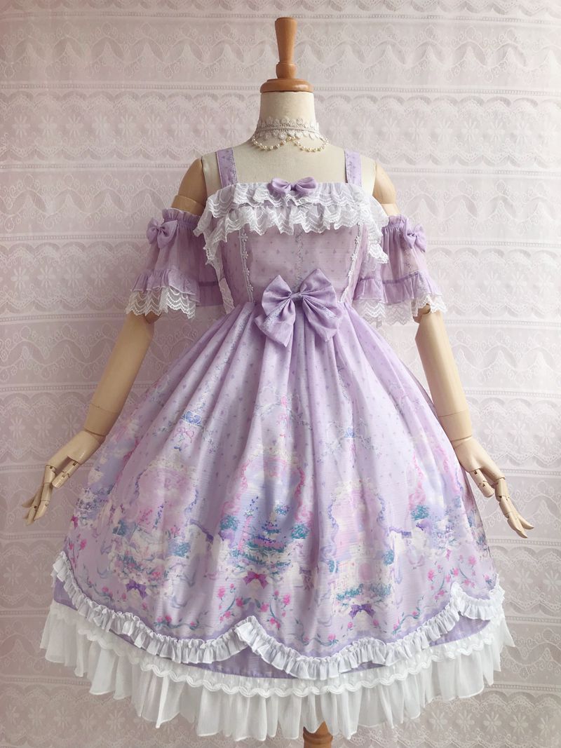 Yilia - Unicorn's Secret Garden Summer Lolita JSK Dress