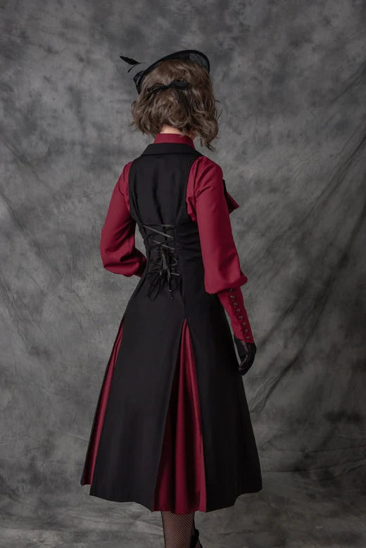 Vancy - Drunken Dreams - Vintage Lolita Dress Mutton Sleeve Shirt