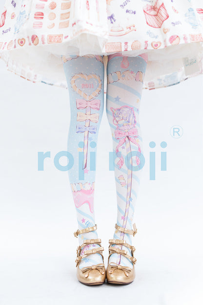 Roji roji - Holy Mace Fairy Kei Lolita Stockings