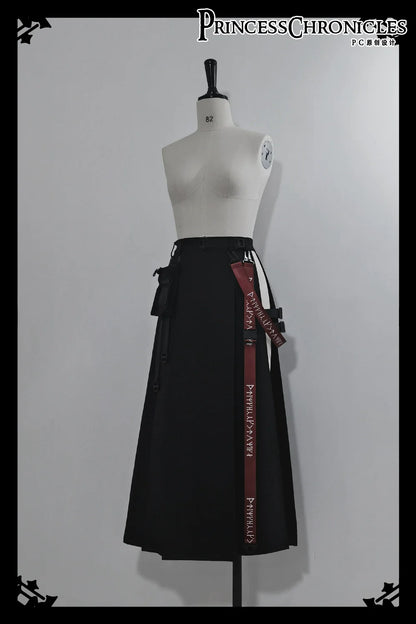 Princess Chronicles - Nameless Blade - Waste Soil Handsome Black Skirt