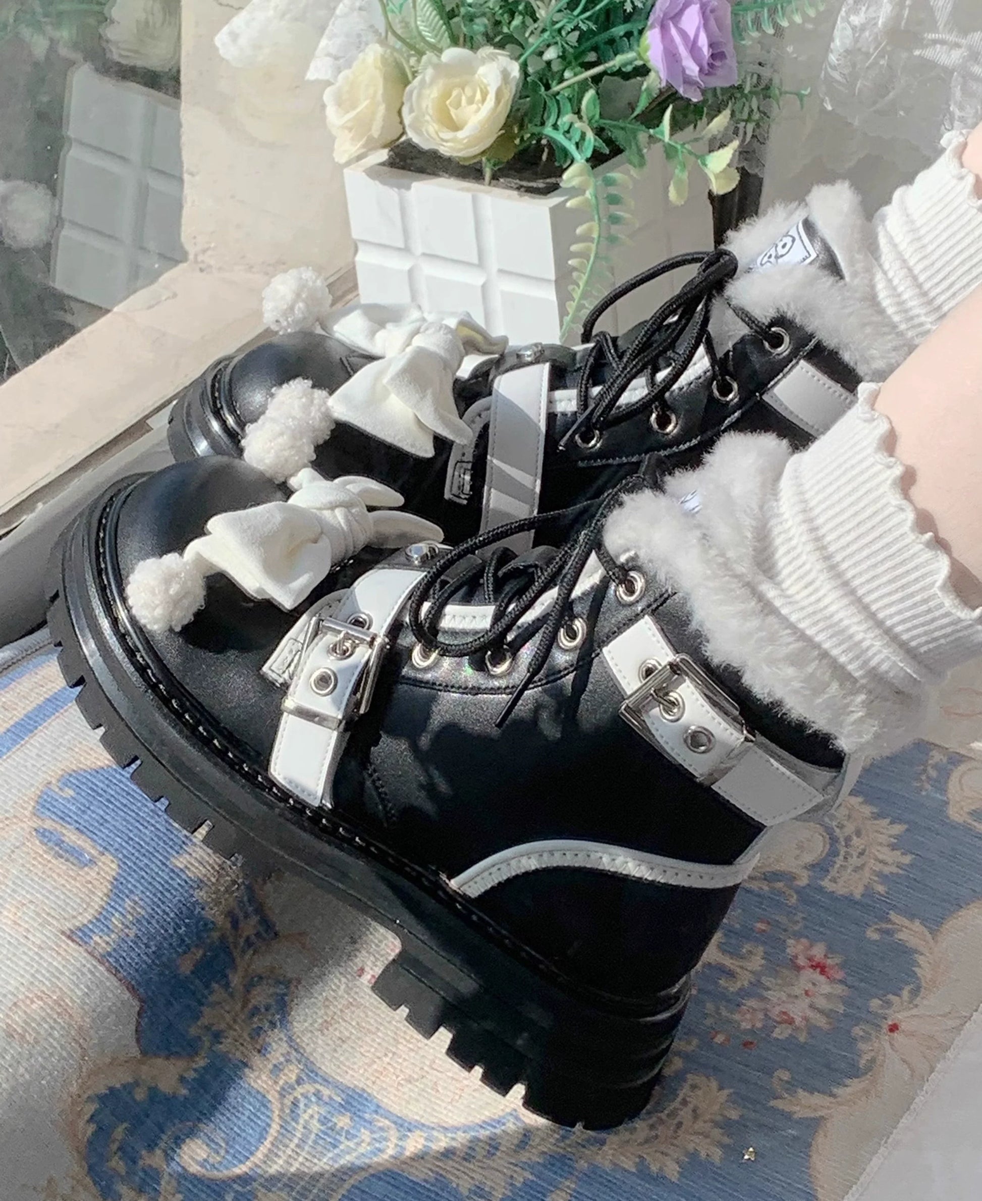 StarsCrwon - Sweet Lolita Shoes Winter Lolita Martin Boots