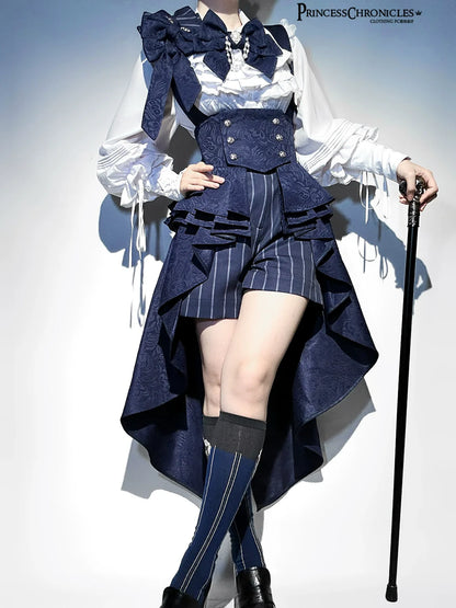 Princess Chronicles - Rabbit Theater - Ouji Lolita Suspender Waistband Shorts Set