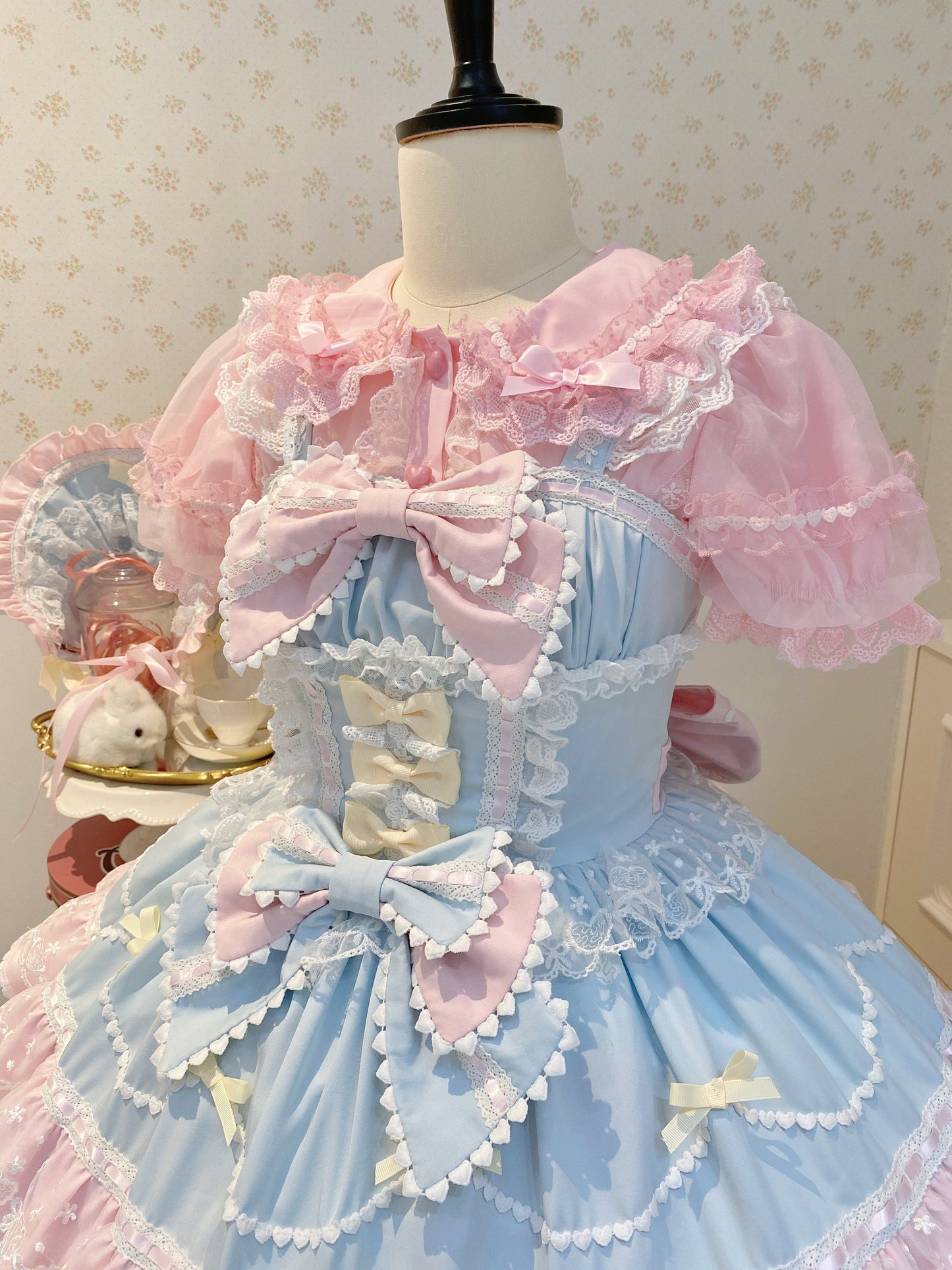 Sugar Girl - Sweet Lolita Shirt Summer Short Puffy Sleeved Blouse