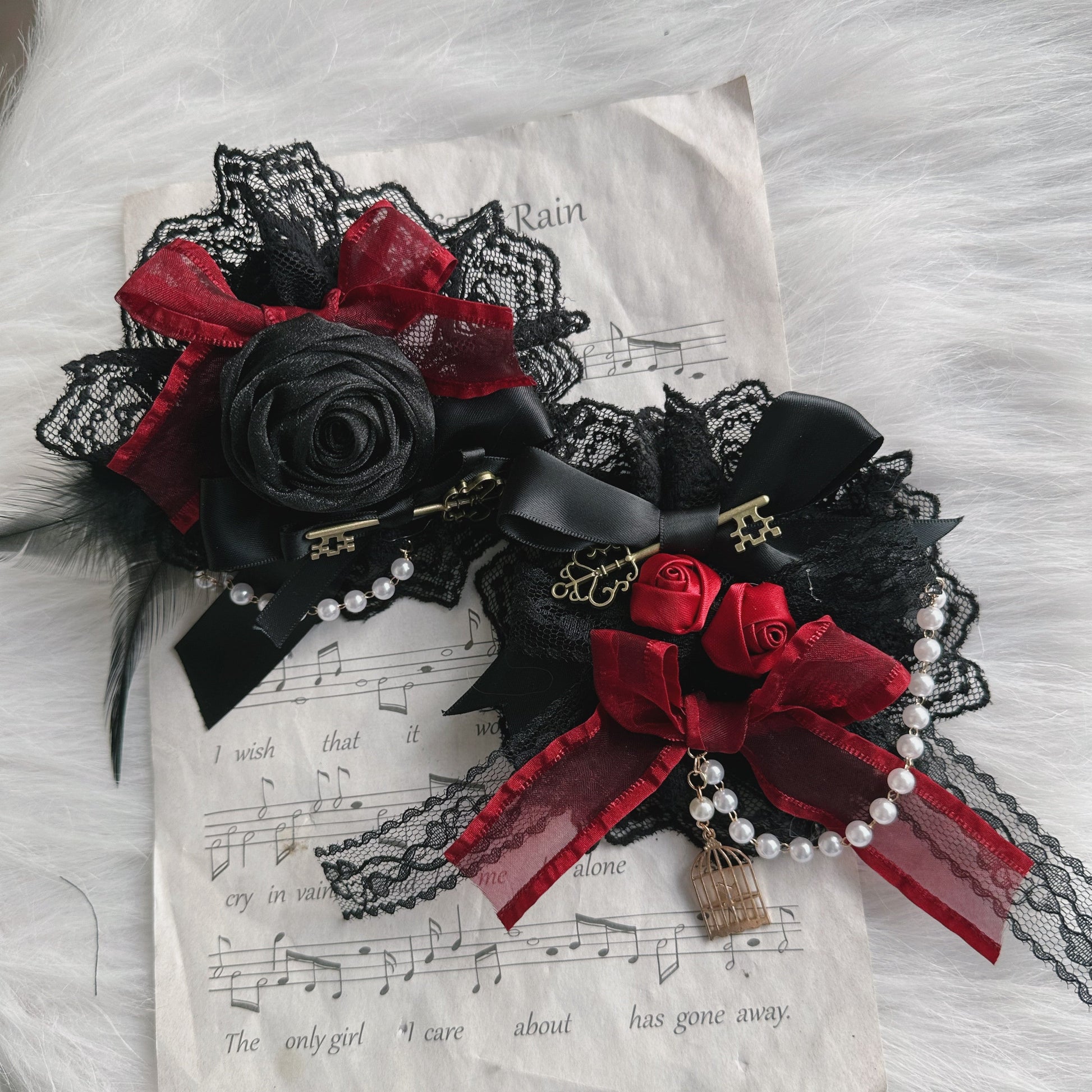 Chestnut Lolita - Gothic Lolita accessory Handmade Hairband
