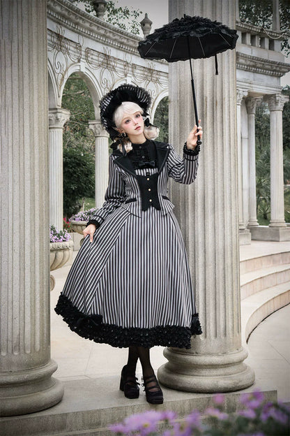 Miss Point - Classic Lolita JSK Customized Stripe Lolita Dress