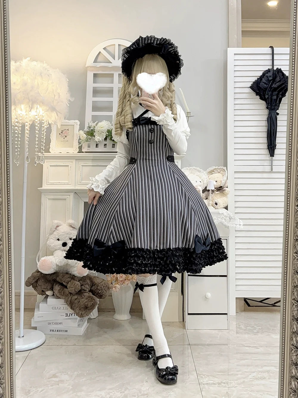 Miss Point - Classic Lolita JSK Customized Stripe Lolita Dress