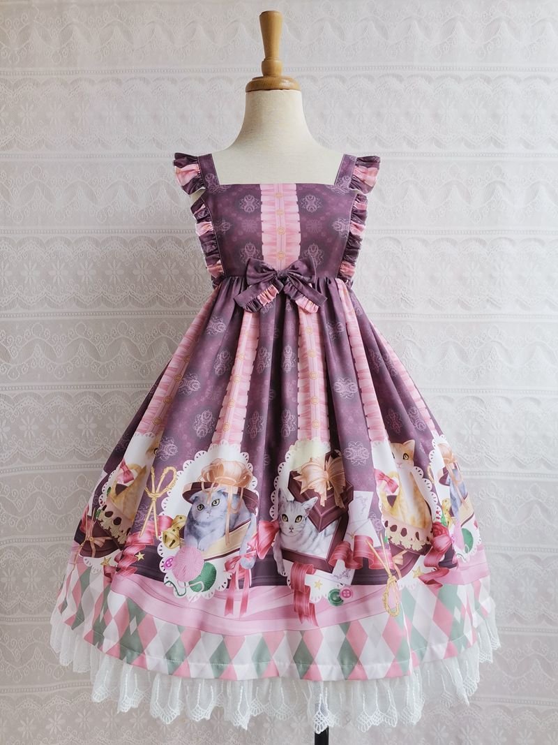 Yilia - Chocolate Cat Lolita JSK Dress