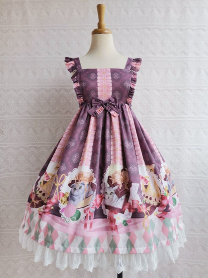 Yilia - Chocolate Cat Lolita JSK Dress