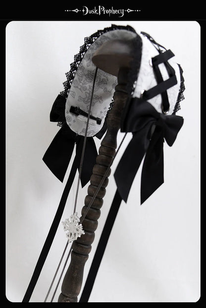 DuskProphecy - Coccyx - Elegant Lolita Hair Accessories Set Multicolors