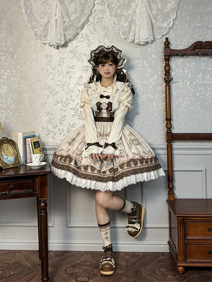 Alice Girl - Sea Salt Fairytale - Sweet Lolita Detachable Sleeves