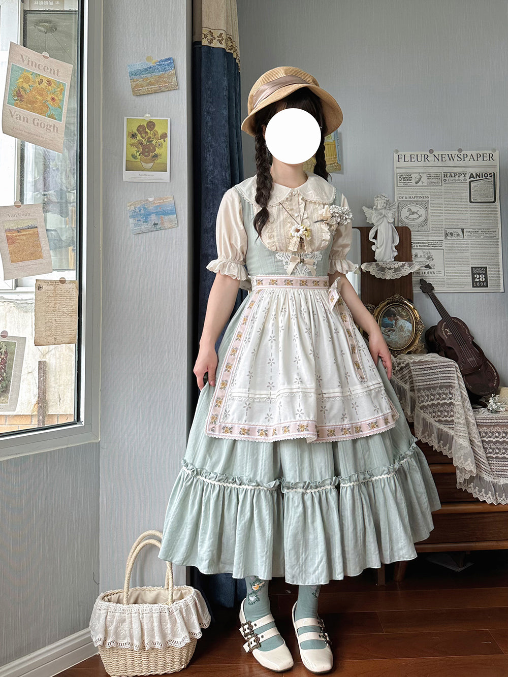 Miss Point - Happy Summer - Elegant Lolita Floral JSK Dress