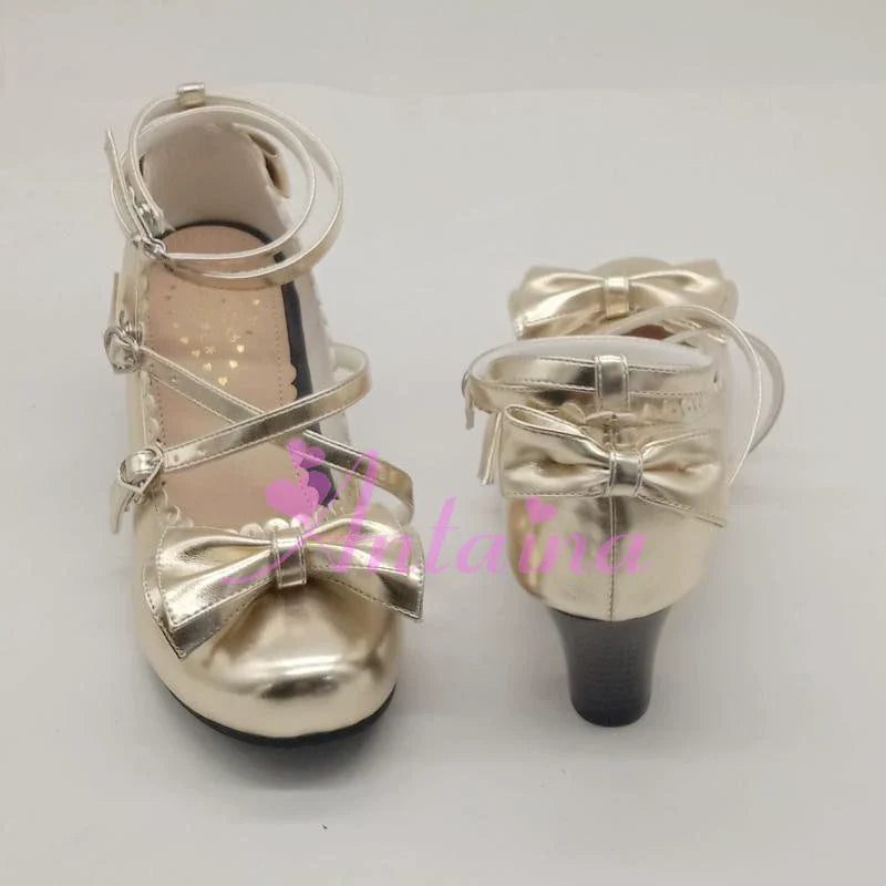 Antaina - Sweet Chunky Heels Lolita Shoes Size 41-44