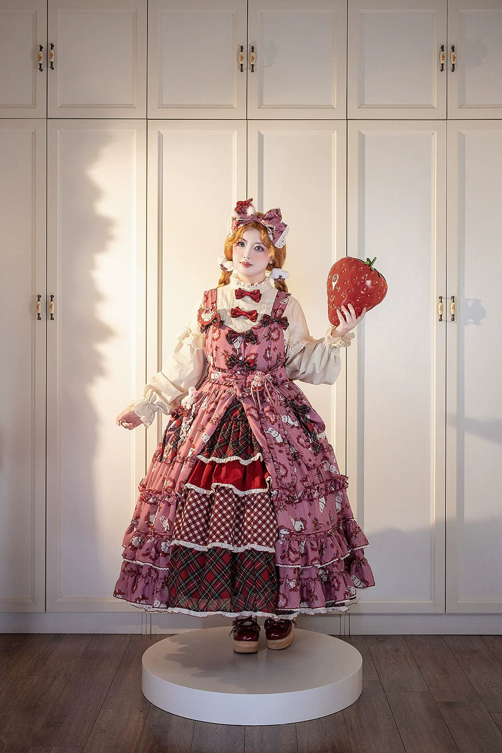 Miss Point - Forest Berry Bunny - Sweet Lolita JSK Elegant Bunny Print Dress