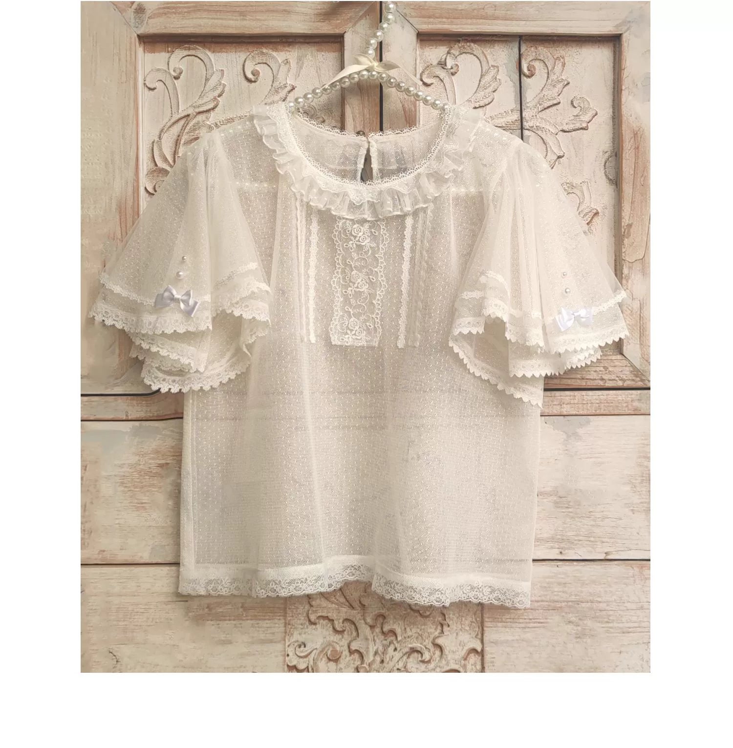 Garden Cat - Princess Sleeve Classic Lolita Blouse