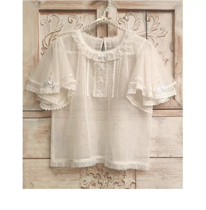 Garden Cat - Princess Sleeve Classic Lolita Blouse