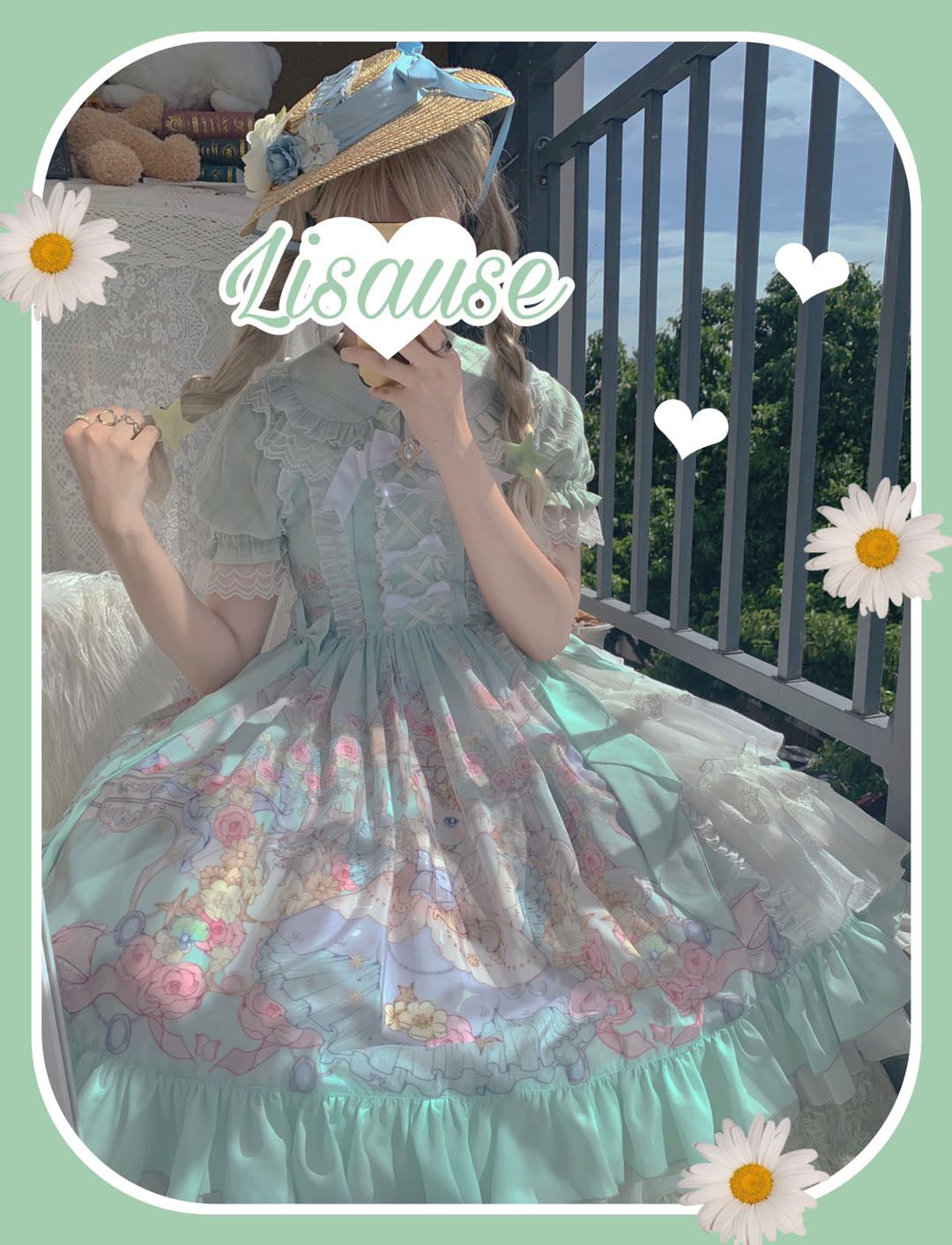 MIST - Sweet Lolita Golilla Short Sleeve Shirt