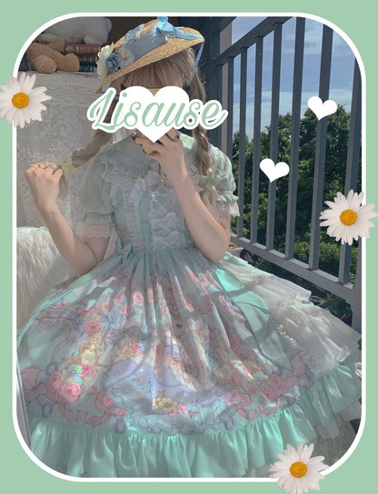 MIST - Sweet Lolita Golilla Short Sleeve Shirt