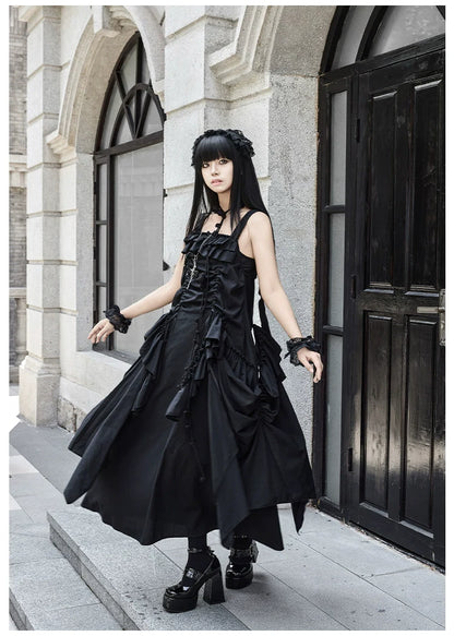 With PUJI - Dream - Daily Twins Lolita JSK, Loose Fit, Hidden Pockets