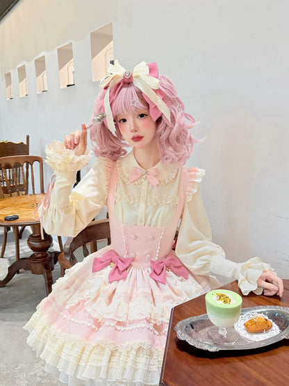 Sakurahime - Cupid Overture - Sweet Lolita Blouse Mutton Sleeves Shirt