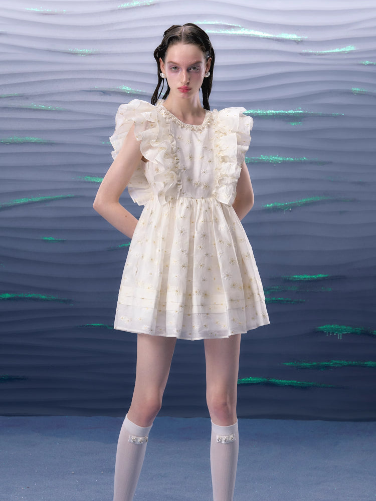 Ruffle babydoll dress【s0000006773】