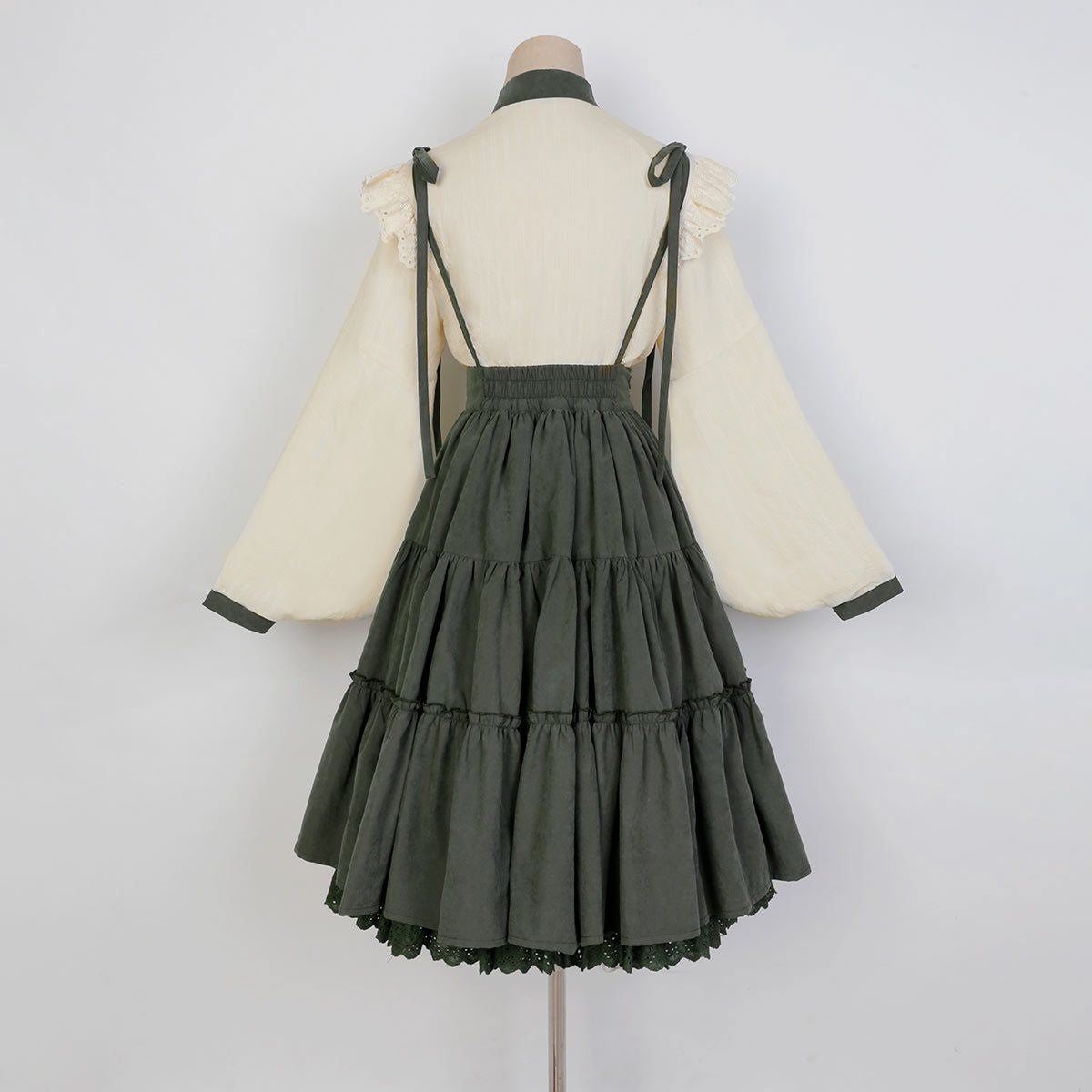 Meow Jun - Sunflower Appointment - Chinese Style Skirt and Blouse