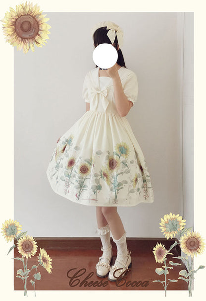 Cheese Cocoa - Sunflower - Sweet Lolita Hair Clip