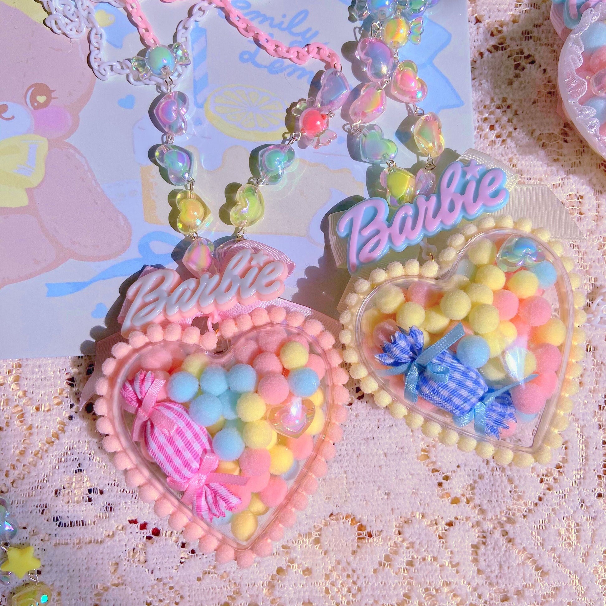 Bear doll - Sweet Lolita Handmade Necklace