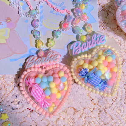 Bear doll - Sweet Lolita Handmade Necklace