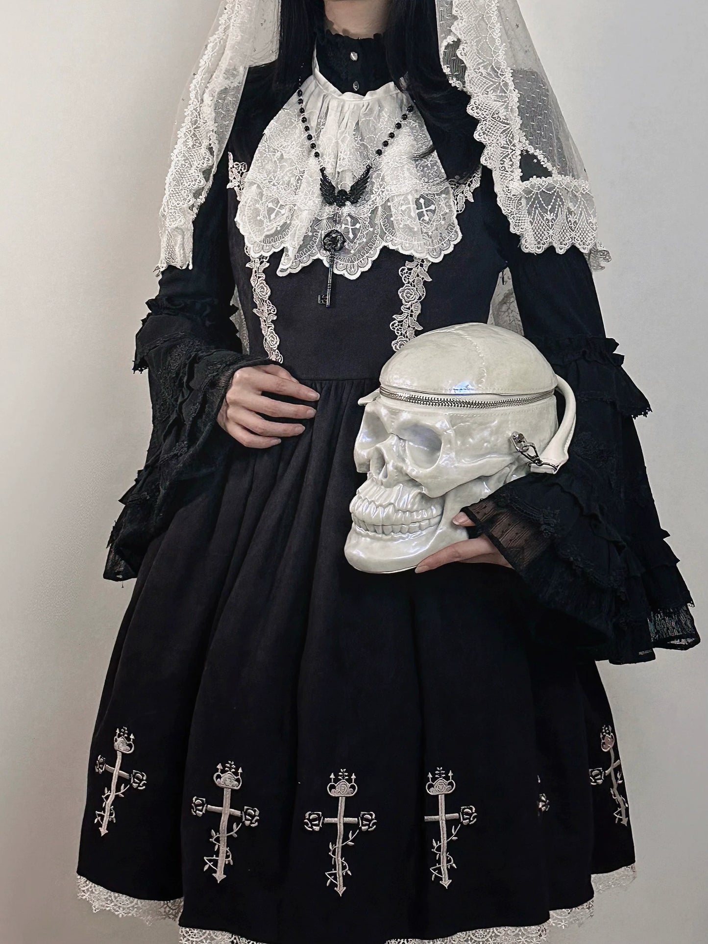 Summer Story - Elegant Lolita Bib Lace Lolita Accessory