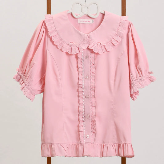 MIST - Sweet Short Sleeve Chiffon Lolita Blouse