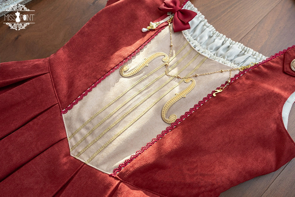 Miss Point - Customized Lolita Jumper Dress - Elegant College Lolita JSK