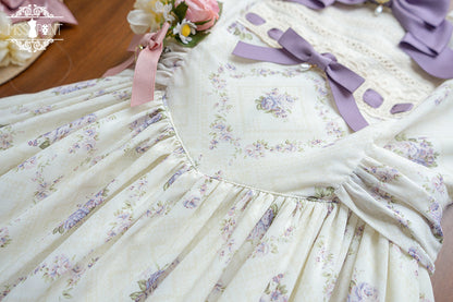 Miss Point - Customized Wood Rose 2.0 Elegant Vintage Jumper Dress