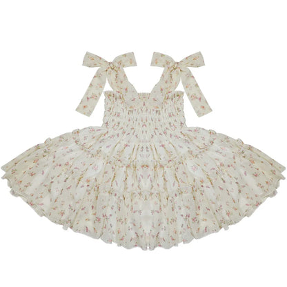 Rouroudream - Teenage Mind - Plus Size Lolita JSK Dress Chiffon Floral Print