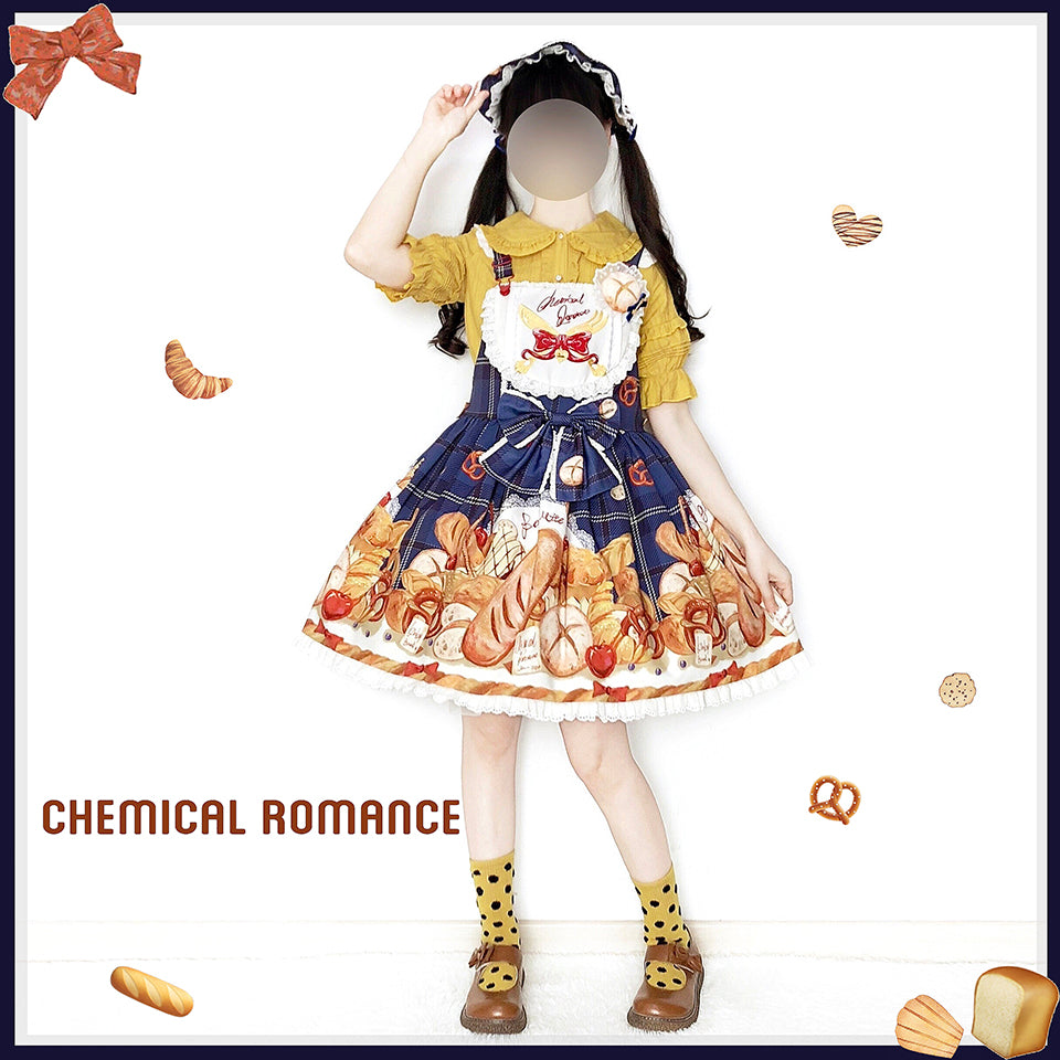 Chemical Romance - Bread New Out of the Oven - Elegant Lolita Salopette Dress