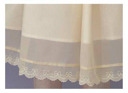 EESSILY - Afternoon Courtryard - Kawaii Lolita Summer Embroidery OP