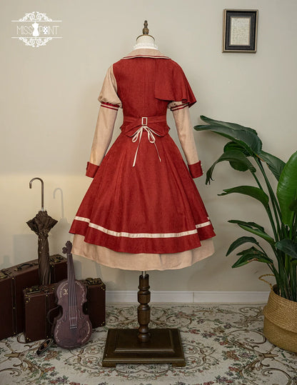 Miss Point - Elegant Lolita Coat - Golden Movement Customized Short Coat