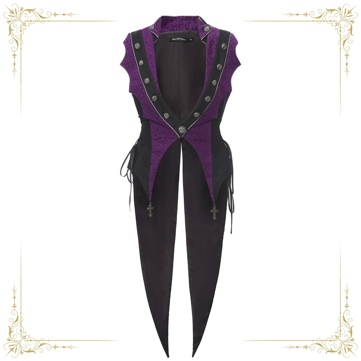 Immortal Thorn - Eternal Crimson Moon Forest - Ouji Lolita Tailcoat Jacket