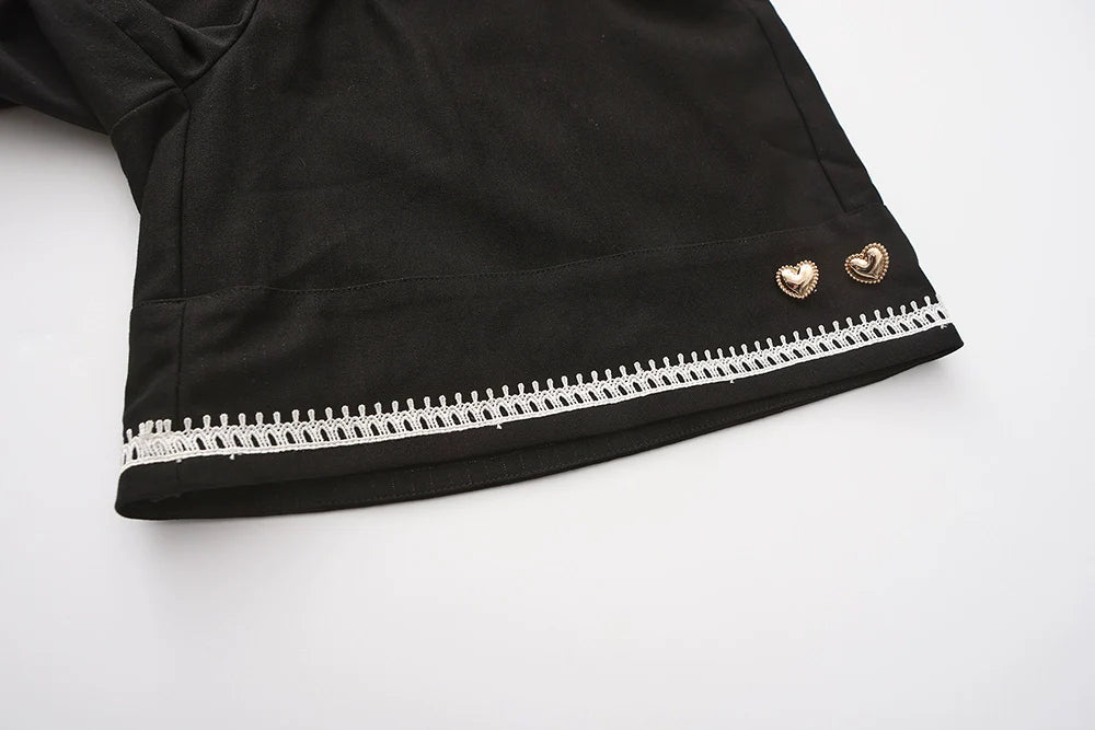 Immortal Thorn - Immortal Duke of Rabbit - Ouji Lolita Shorts With Heart-Shaped Detail