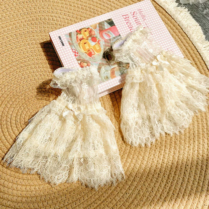 With PUJI - Letter and Poetry Sunflower Matters - Country Lolita JSK Embroidered Printed Lolita Dress