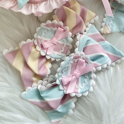 Sakurahime - Werid Theatre - Sweet Lolita Blackpink Stripe OP