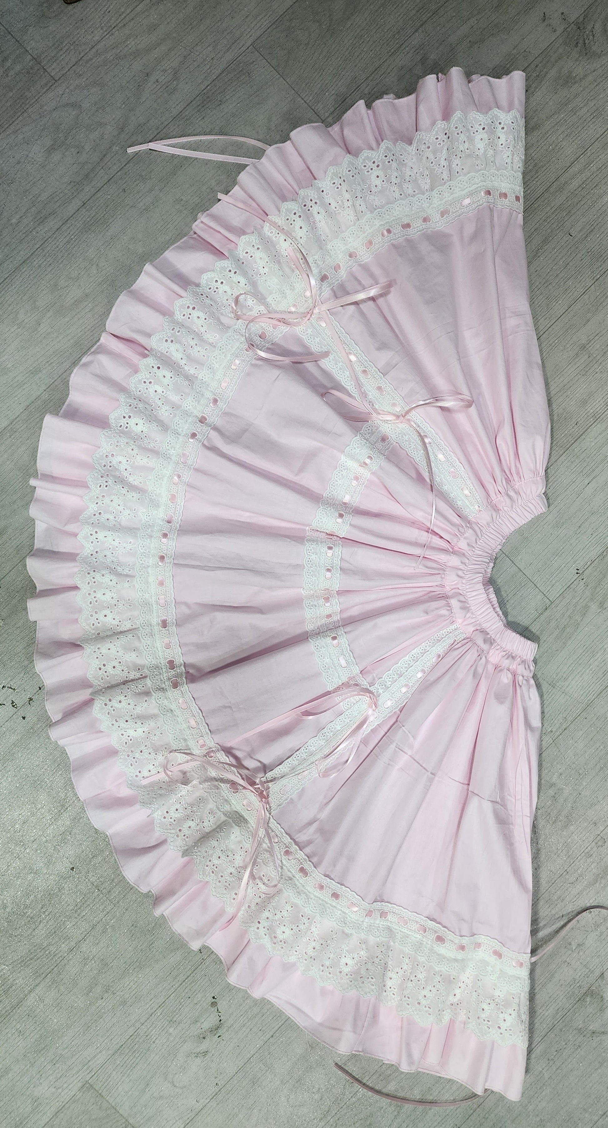 WangYan&Summer - Customizable Sweet Lolita SK Cotton Pink Underskirt