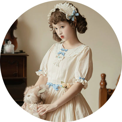 Miss Point - Customized Elegant Lolita OP Dress Cute Daily Girl Short Lolita Dress