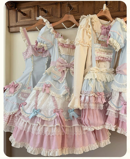 Mademoiselle Pearl - Cup Cake - Sweet Lolita OP Dress Kawaii Lolita JSK SK