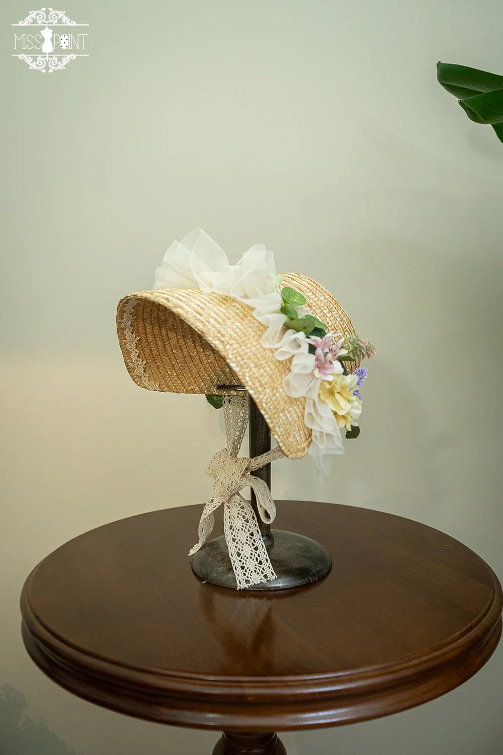 Miss Point - Forest Lolita Small Straw Hat Clip KC Accessory