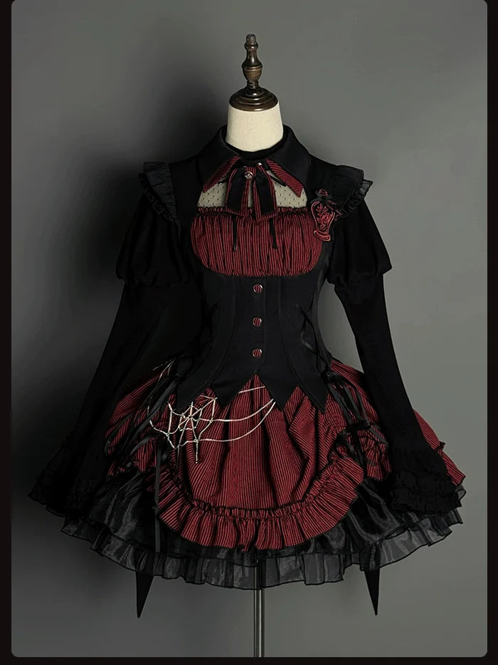 Alice Girl - Lolita Potion - Gothic Lolita Accessory Spider Web Lolita Waist Chain