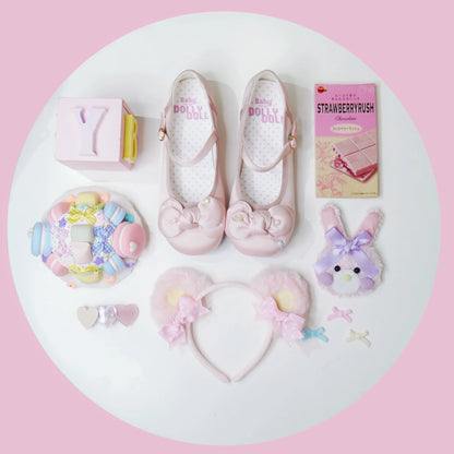 Dolly Doll - Little Fat Ding - Sweet Lolita Shoes Low Heel Round-toe Shoes