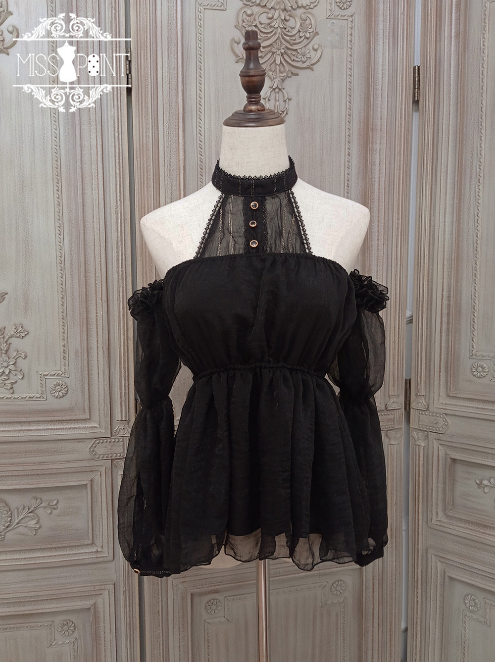 Miss Point - Dusk Bester - Egyptian Lolita Halter Attached Sleeve Blouse